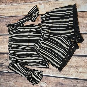 Lane Bryant Off Shoulder Shirt and Short Set